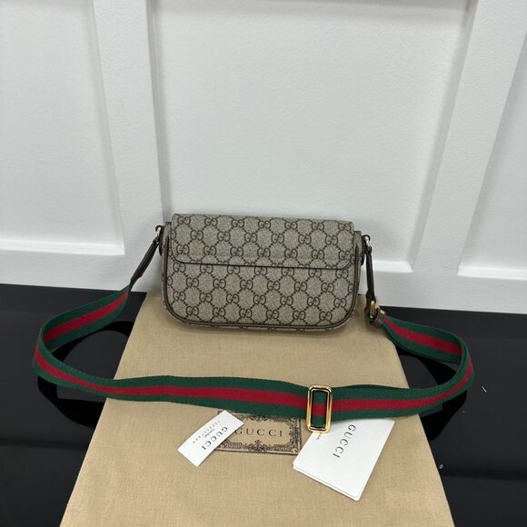 Ophidia pochette in beige and oatmeal Supreme | GUCCI® US Gucci Ophidia pochette